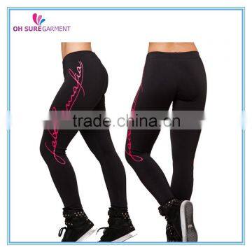 86% nylon 14% spandex womens dry fit custom yoga leggings