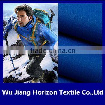 100% polyester pongee fabric with pu coated for jacket