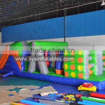 Boot camp inflatable obstacle course for adults energy challenge