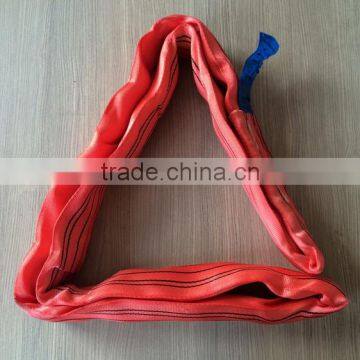 3T high tensile soft lifting round sling for lifting oil can and wooden crate