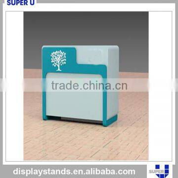 Modern Shop Counter Design Modern Cashier Counter Wooden Glass photo-5