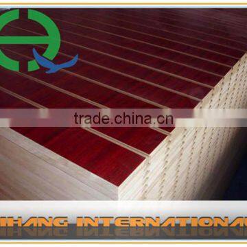 hot sale supermarlet slotted board/slotted sheet mdf