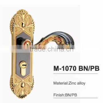 External Pull Handle Main Door Lock Entry Set American Profile Cylinder Lock photo-3