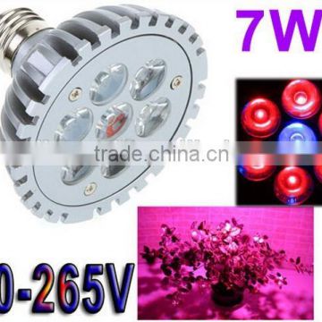 7W E27 LED Bulb Grow Lamp Red Blue LED Plant Lamp Grow Light Bulbs For Garden Greenhouse