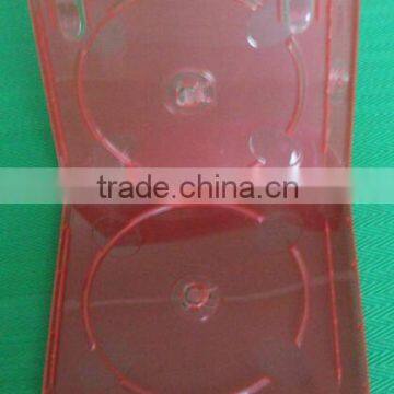 11mm Bluray Dvd Case Red Double With Print Blu-ray Logo