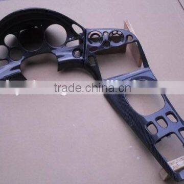 Carbon Fiber 4pcs Interior Replacement Guage Hood Radio Surroundings for 1993-1996 Mazda RX7 FD3S LHD CF photo-2
