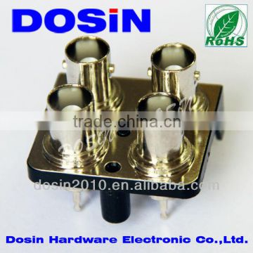 hot sell 2*2 bnc connector degree 90/180