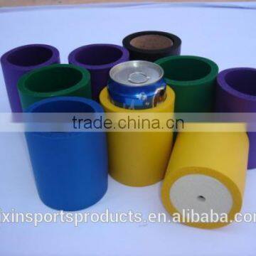 blank color insulated foam can cooler stubby can holder