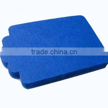 Blue coloured hang tag, thick hang tag