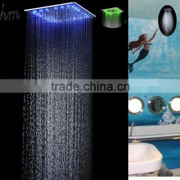 20 Inch Temperature Conctrol Led Color Rain Spa Shower Head Luxury Bathroom Accessories Water Screen Shower Bath