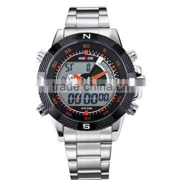 WH1104-3WEIDE 2014 Water Resistant Quartz Watch Japan Movement Trendy Big Watches Top 10 Wrist Watch Brands photo-2