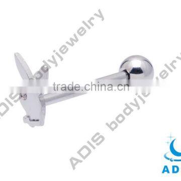 2013 Fashion Stainless Steel Tongue Barbell Logo Fake Tongue Piercing photo-2