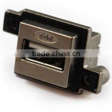 Circular kirsite USB waterproof panel mount