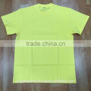 100 % COTTON KNITTED MEN BASIC T-SHIRTS