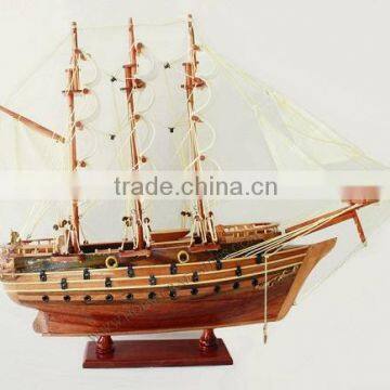 NAPOLEON WOODEN SHIP MODEL - HANDICRAFT PRODUCT, AMAZING DECORATION