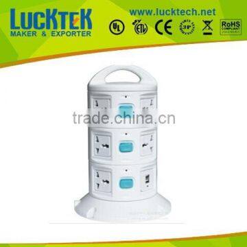 12way universal hand held socket with 4 port USB