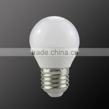 Plastic E27 5W LED globe bulb minisize light