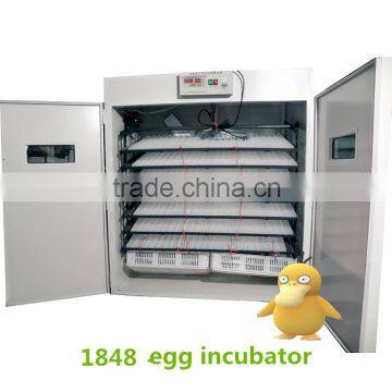 HTB-2 China factory 1848 Chicken Eggs Commercial Egg Incubator