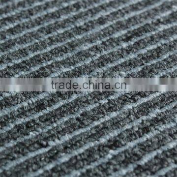Fine Denier Single Ribbed Peel And Stick Carpet Tiles