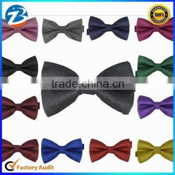 Men Silver Evening Dress Jacquard Monochromatic Bow Ties Wholesale