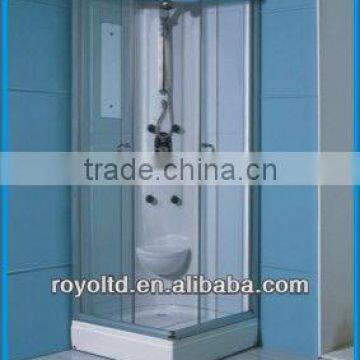 Simple shower room with mirror S234