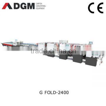 G-FOLD Series High-Speed Automatic two pieces corrugated carton box folder gluer machine G-FOLD 2400-AC