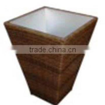 Synthetic Rattan Planter,indoor&outdoor rattan flower pot,rattan flower vase                        
                                                                                Supplier's Choice