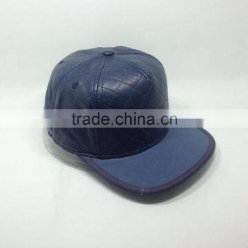 Leather Baseball Cap Biker Trucker Outdoor Sports Snapback Hats For Men Women Wholesale photo-3