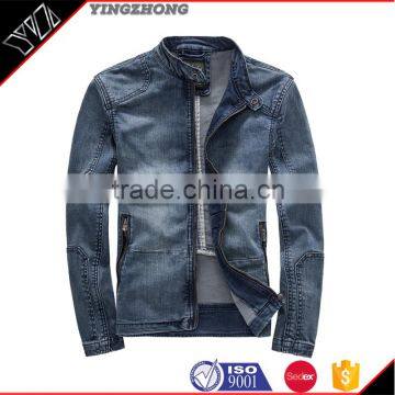 Whlesale Hot Sale men jean Jacket heavy 100%cotton wash with high quality autumn winter jacket brand jean jacket