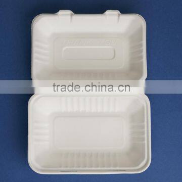 9"X6" Sugercnae 2 Compartments Clamshell photo-3