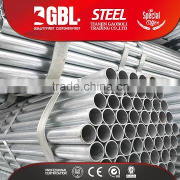 hot dip galvanized 200mm diameter mild steel pipe