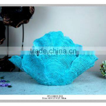 Dry flower vase coral shape coastal style vase decoration