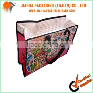 handle nonwoven cartoon bags with zip