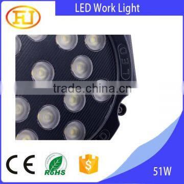 51W Work Led Light Commerical Electric Led Work Light Led Tractor Work Light