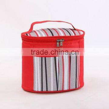 600D stripe lunch box/cooler bag/cooler bags for food