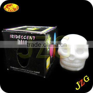 Wholesale Halloween Skull for Halloween Decorations Led Night Light Glow in the Dark Plastic Halloween Skull Head