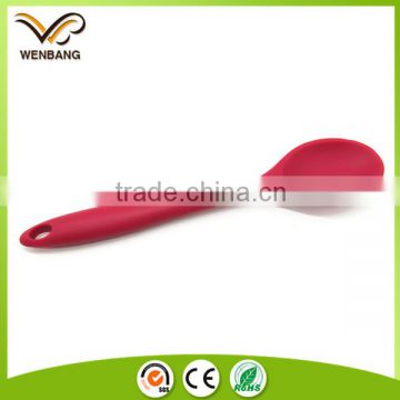 FDA 100% food grade plastic kitchen silicone spoon