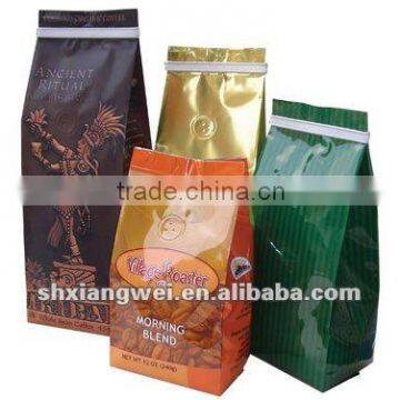 aluminum foil coffee bags with tin-tie