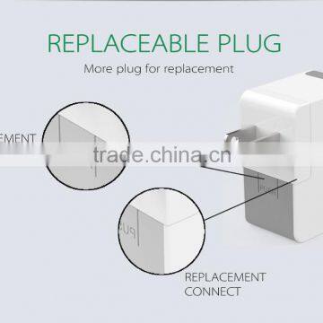 2016 New 2.4A 2ports Smart Fast Wall Charger With EU Plug photo-3
