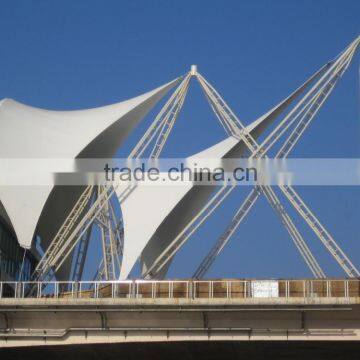 top quality PVC Tensile fabric architecture membrane structure for corridor Landscape building