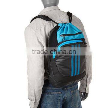 Wholesale Small Polyester Custom Day Gym Drawstring Backpack photo-5