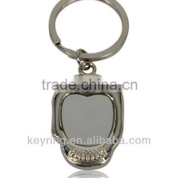 Good quality metal keychain blank made in China