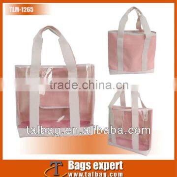 Pink Microfiber Promotion Beach Bag