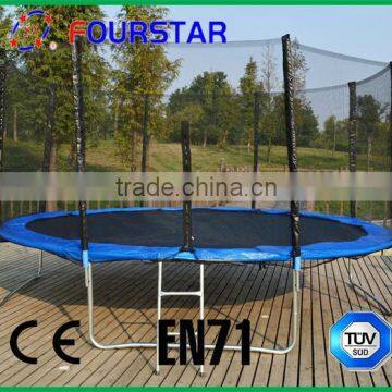 2013 New model 13ft big folding trampoline with safety net TUV-GS Approved