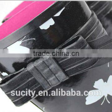 Butterfly Wedge Heel Womens Rubber Rain Boots With Strap photo-5