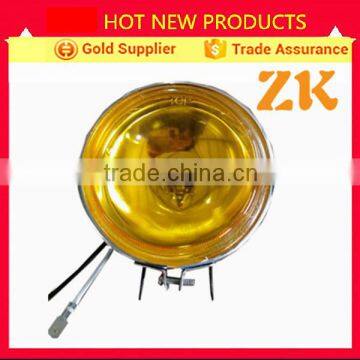 Chrome 3'' 4'' round yellow 55w car heavy truck jeep wrangler led lights