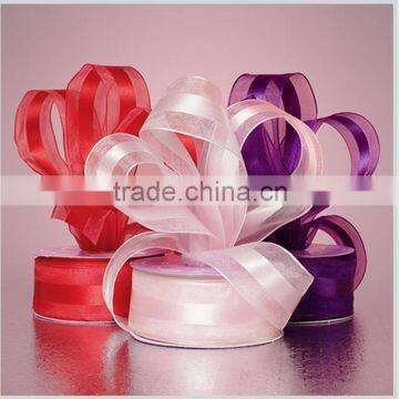 Organza Ribbon With Satin Edges for Garment Accessories Materials photo-2