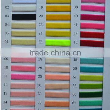 New Style Best Manufacturer Hot Sale Velvet Ribbon Color Cards
