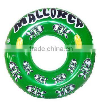 Fish bone PVC inflatable swim ring