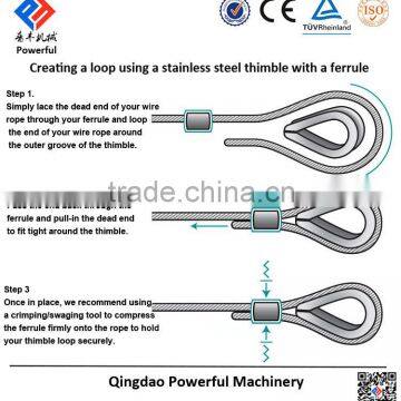 U.S. Type G414 Galvanized Extra Heavy Duty Wire Rope Thimbles photo-3